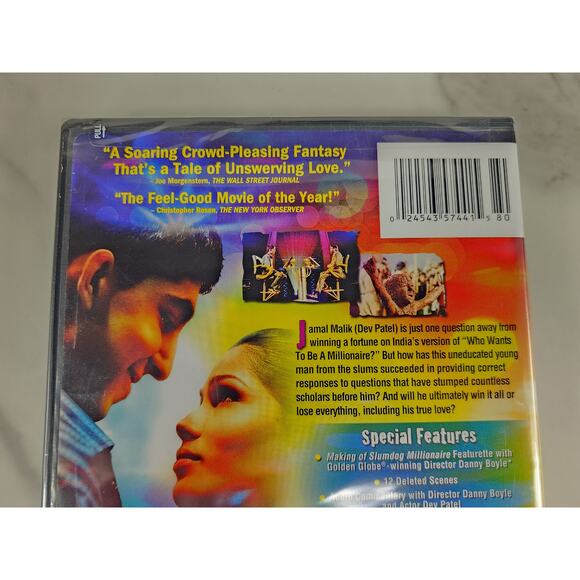 Movie Slumdog Millionaire DVD New Sealed India 2009 Dolby Digital - Picture 5 of 10